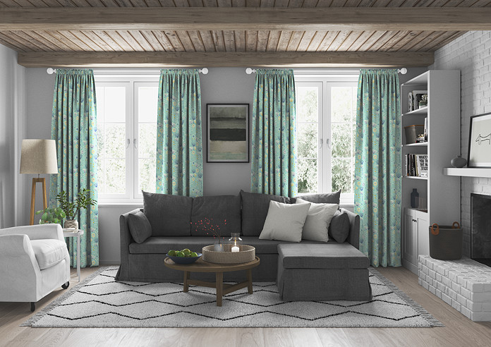 Bergen, Seafoam - Made to Measure Curtains - Image 5